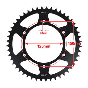 Usine nouveau pignon arrière 520-48T pour Husqvarna 150TE 250TC 250TE 350FX 450FC pour <span class=keywords><strong>moto</strong></span> de Transmission <span class=keywords><strong>KTM</strong></span> <span class=keywords><strong>125</strong></span> <span class=keywords><strong>Enduro</strong></span> 150EXC - Product Image 2