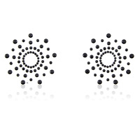 Cache-tétons jetables pour femmes, en forme de diamant, avec strass en cristal, autocollants pour les mamelons