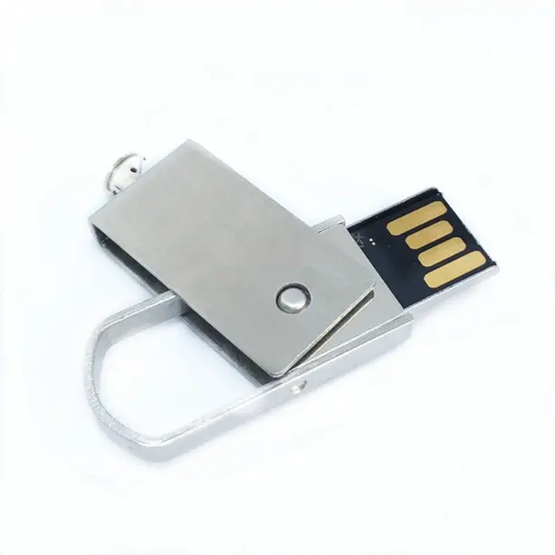 أقوى العروض قرص USB معدني ملون دوار 64 جيجا هدية تعاونية قرص USB صغير دوار