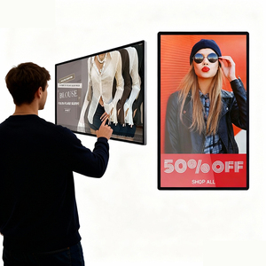 Écran tactile capacitif LCD Full HD <span class=keywords><strong>de</strong></span> 23,6 pouces à montage mural pour <span class=keywords><strong>bureau</strong></span>, centre commercial, gare, métro, hôtel, hôpital, restaurant, magasin - Product Image 1