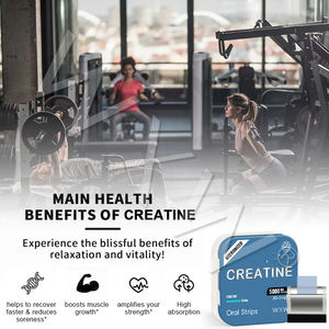 Suppléments de soins de santé Créatine végétalienne Bandes orales Bandes de créatine énergétique Créatine sublinguale Absorption élevée Film mince oral - Product Image 6