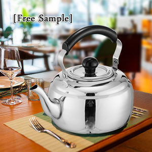 Bollitore in Acciaio Inox <span class=keywords><strong>da</strong></span> 1,5L dal Design Classico, Sostenibile, Compatibile con Fornelli a Induzione, <span class=keywords><strong>Teiera</strong></span> con Fischio per Ristoranti e Hotel - Product Image 5