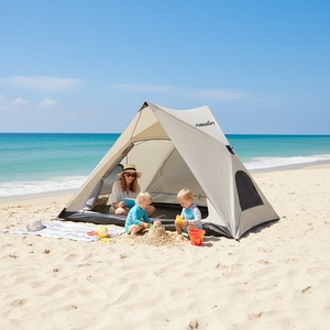 Cabaña de Playa Instantánea de Lujo con Protección UV UPF50, Tela Resistente al Agua, Marco de Aluminio, Sombra Estable - Product Image 4