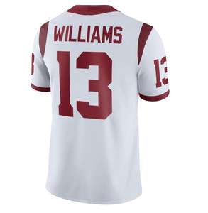 2025 yeni üst dikişli ucuz kolej amerikan futbolu formaları 4 Mario William 9 Smith-Schuster 13 Caleb Williams - Product Image 4