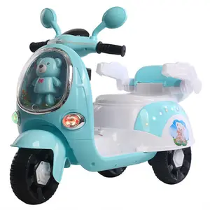 子供用電動バイク三輪車幼児教育音楽車女の子赤ちゃんリモート充電子供おもちゃ車
