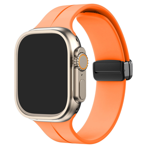 Smart cinturino in Silicone morbido per orologio magnetico IWatch per <span class=keywords><strong>Apple</strong></span> <span class=keywords><strong>Watch</strong></span> serie <span class=keywords><strong>SE</strong></span> 9 8 7 6 <span class=keywords><strong>5</strong></span> 4 - Product Image 2