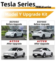 Kit de pare-chocs avant style 2025 pour Tesla Model Y 2020-2024, installation non destructive, kit carrosserie, accessoires extérieurs