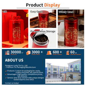 Tùy chỉnh sang trọng thực phẩm an toàn bộ EU tiêu chuẩn tinplate bao bì hình trụ kim loại <span class=keywords><strong>container</strong></span> trà lưu trữ <span class=keywords><strong>tin</strong></span> có thể cho trà - Product Image 3