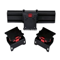 Langle Cadre en aluminium extrudé personnalisé Support pour écran TV Affichage VESA Montage réglable Support VESA pour Sim Racing Rig