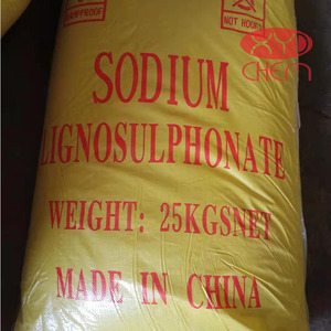 Aditivo para Concreto de Grado Industrial, Reductor de Agua, Lignosulfonato de Sodio, 99% de Pureza, Fórmula <span class=keywords><strong>Molecular</strong></span> C20H24Na2O10S2, Químico - Product Image 1