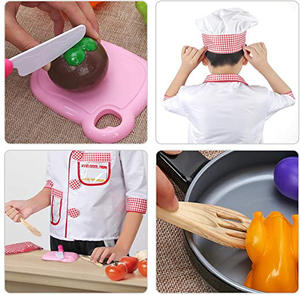Delantal de Sombrero <span class=keywords><strong>para</strong></span> Niños, Conjunto de Cocina y Horneado, Cosplay de Halloween, Uniforme de Juego de Rol de <span class=keywords><strong>Chef</strong></span>, <span class=keywords><strong>Disfraz</strong></span> de Día de Carrera <span class=keywords><strong>PARA</strong></span> LA Escuela, 29 Piezas - Product Image 5