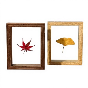 Cornice Fotografica in <span class=keywords><strong>Legno</strong></span> Massello Personalizzata con Vetro <span class=keywords><strong>su</strong></span> Entrambi i Lati, Stampa UV, Pieghevole, Formato 10 Pollici, Moderna, da Parete, per Piante - Product Image 3