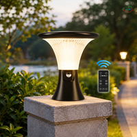 Lampe solaire LED extérieure étanche IP65 pour poteau, portail de jardin, pilier, avec télécommande pour clôture, mur, colonne, garantie 3 ans