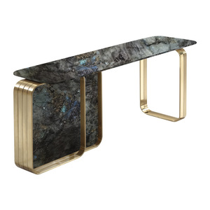 Louvre Phong Cách Sang Trọng Hiện Đại Đá Tự Nhiên <span class=keywords><strong>Amazon</strong></span> Màu Xanh Lá Cây Pandora Tủ Lối Đến Giao Diện Điều Khiển Bảng Thiết Kế Cho Phòng Khách - Product Image 3