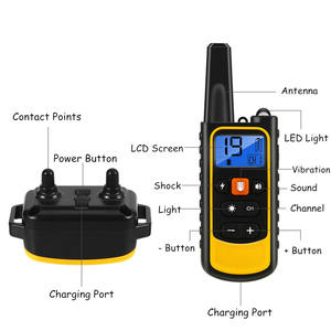 2025 शीर्ष विक्रेता घूर्णन स्तर बटन लंबे नियंत्रण रेंज रिमोट डॉग प्रशिक्षण कॉलर - Product Image 3