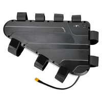 Batterie de vélo électrique triangulaire 72V 20AH, conception d'usine, compatible 36V/48V/52V/60V/72V, 20Ah/25Ah/30Ah, 1000W/2000W, pack de batteries lithium pour vélo électrique