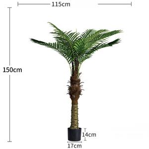 <span class=keywords><strong>Arbre</strong></span> artificiel en forme d'anémone de palmier, de haute qualité, vente chaude en usine, <span class=keywords><strong>arbre</strong></span> de simulation en pot, décoration intérieure et extérieure - Product Image 6