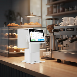 Système <span class=keywords><strong>de</strong></span> <span class=keywords><strong>caisse</strong></span> <span class=keywords><strong>enregistreuse</strong></span> POS <span class=keywords><strong>de</strong></span> luxe <span class=keywords><strong>avec</strong></span> écran tactile <span class=keywords><strong>de</strong></span> 15,6 pouces et écran d'affichage <span class=keywords><strong>de</strong></span> 11,6 pouces pour les épiceries, les magasins <span class=keywords><strong>de</strong></span> détail, les restaurants, les supermarchés - Product Image 1