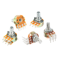 Potentiomètre simple et double WH148 B1K avec tolérance de 1 % et interrupteur, accessoires et fournitures électroniques