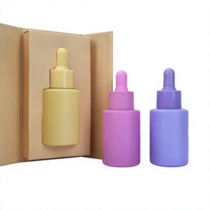 Botellas de Vidrio Mate de Lujo en Varios Colores con Gotero, 30ml 50ml, Botellas Opacas para Suero con Logotipo Personalizado y Pipetas a Juego para Aceites Esenciales - Product Image 5