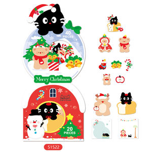 Nekoni - Pegatinas <span class=keywords><strong>de</strong></span> Partículas Clásicas para Manualidades, Decoración Creativa, Regalo <span class=keywords><strong>de</strong></span> <span class=keywords><strong>Navidad</strong></span>, Duende Conejo, 51560-51562 - Product Image 5