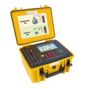 เครื่องวัดโอห์มแบบดิจิตอลพกพา ใช้พลังงานจากแบตเตอรี่แบบชาร์จได้ ความแม่นยำสูง สำหรับทดสอบหม้อแปลงไฟฟ้าและวัดค่าความต้านทานต่ำ - Product Image 1