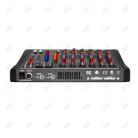 Console de mixage professionnelle EIF CT Series 6/8/12/16 canaux avec DSP intégré à 16 canaux, effet d'écho, 2 sorties auxiliaires, 1 sortie retour
