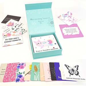 Ready-to-Sell Custom Eco-Friendly Affirmation Cards School Empowering Women Positive Print Islamic Design Memory Card Game - Product Image 1