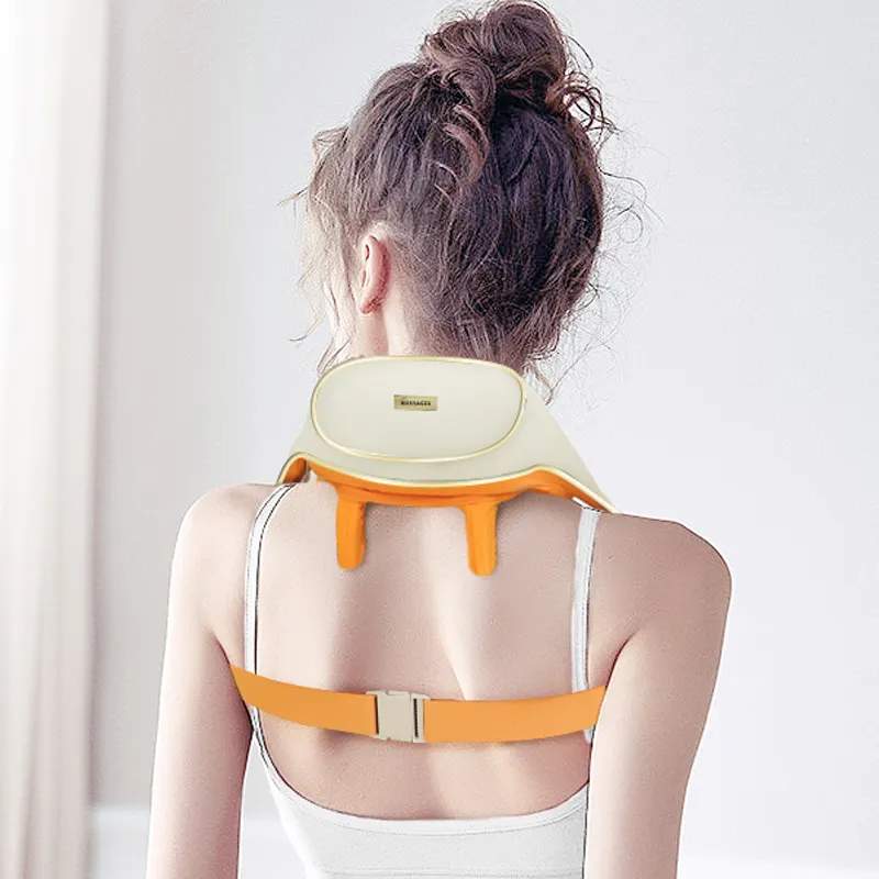 Nova Técnica Portátil Inteligente Elétrica Profunda Shiatsu Amassar Massageador Cervical Costas Pescoço Ombro
