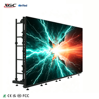 Layar LED Full Color 500*1000, Panel LED Indoor Outdoor untuk Olahraga & Iklan, Refresh Rate Tinggi, Kabinet LED Aluminium Die Cast yang Tahan Lama.