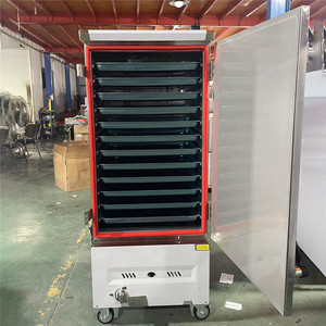 Vaporera Comercial Automática de Arroz de Alta Eficiencia con 12/24 Bandejas y Doble Puerta para Catering - Product Image 5