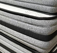 Matelas de lit orthopédique ergonomique hybride à ressorts ensachés individuels avec mousse à mémoire de forme