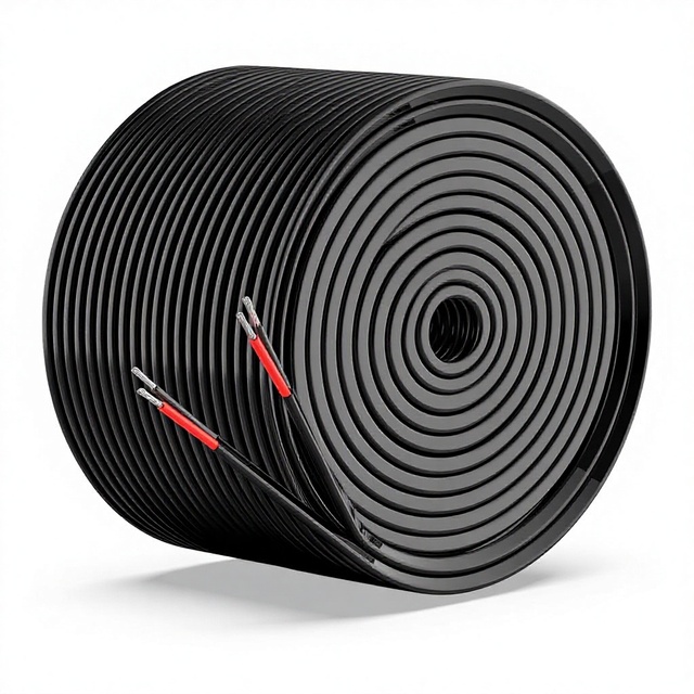 Factory 16 AWG 2-Conductor Stranded Tinned Copper Flexible PVC Electrical Cable 12V Low Voltage for Automotive Wiring Marine Use