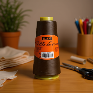 ด้ายเย็บผ้าอิลัน 2750 ม. สีน้ำตาลแดง กล่อง 12 ชิ้น - Product Image 2