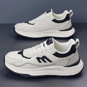 Chaussures de course unisexes, tige synthétique, doublure en mesh, semelle intermédiaire en EVA, semelle extérieure en caoutchouc, légères et confortables, baskets de sport pour l'automne - Product Image 4
