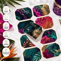 Etiquetas Adhesivas Personalizadas en Rollo, Impresión Personalizada con Logotipo de Marca, Etiquetas de Vinilo Impermeables para Empaquetado de Productos