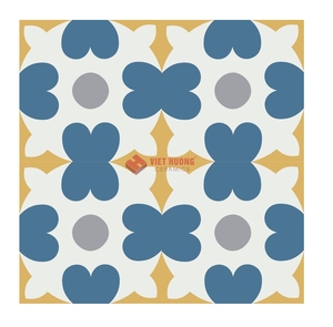 Baldosa de Cemento Rústica Española Encausticada 200x200mm, Revestimiento de Pared de Hormigón Prensado a Mano, Distribuidor Global de Exportación - Product Image 1