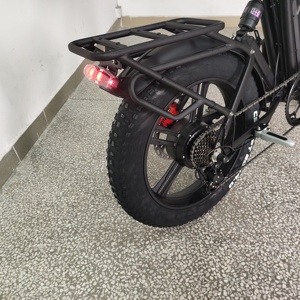 52 động cơ tích hợp 1000W 22ah * <span class=keywords><strong>2</strong></span> Pin Kép điện Hybrid xe đạp đôi Pin điện chất béo lốp xe đạp 1000W - Product Image 5