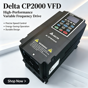 Variateur de fréquence Delta C2000 Plus Series 15 kW, triphasé 380 V, convertisseur de fréquence variable, équipement électrique - Product Image 2