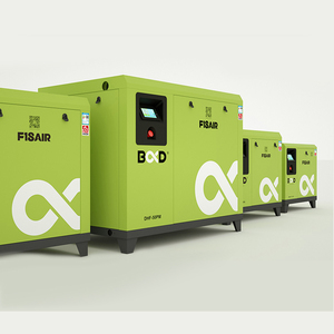 Máy nén khí trục vít 7.5KW, 11/15/22/37 với động cơ bôi trơn AC cho các nhà máy sản xuất áp suất 30HP, 0.8mpa/8bar380v - Product Image 2