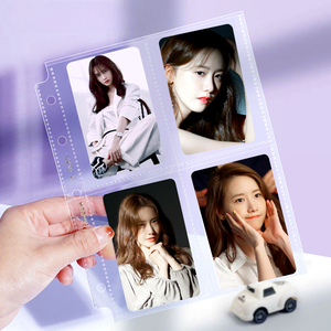 Reliure pour photocards A4/A5, grand format, 4/9 grilles, avec attache à anneau en <span class=keywords><strong>D</strong></span>, <span class=keywords><strong>album</strong></span> <span class=keywords><strong>photo</strong></span> de 3 pouces, porte-photos, reliure coréenne Kpop - Product Image 4