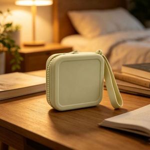 Cute Silicone Coin Purses With Zipper Closure and <b>Wrist</b> <b>Strap</b> Mini Size Solid Color for Daily Use & Storage Unisex - Product Image 1