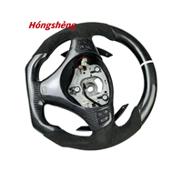 Volant Personnalisé en Fibre de Carbone avec Palettes de Changement de Vitesse pour BMW E92 E90 E87 E91 E93 M3