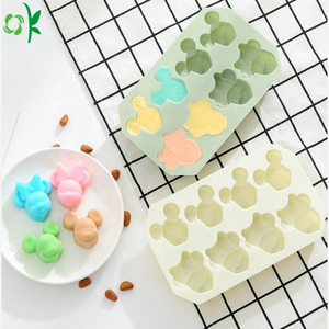 OKSILICONE, herramientas divertidas y bonitas para hornear, antiadherentes, reutilizables para hacer gelatina, caramelos <span class=keywords><strong>de</strong></span> goma, moldes <span class=keywords><strong>de</strong></span> silicona para pasteles - Product Image 4