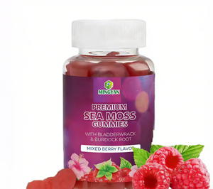 Gomitas de Musgo Irlandés, Alga Marina y Raíz de Bardana OEM/ODM, Suplemento Herbal para la Inmunidad, Digestión y Gestión de Energía - Product Image 1