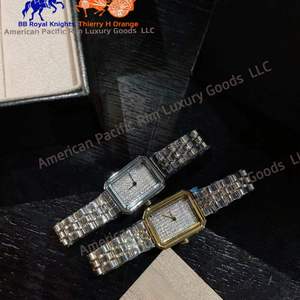 Reloj de Cuarzo con Diamantes para Mujer 2024, Resistente al Agua, Esfera Simple, Elegante, Nuevo, Versátil, de Moda, al por Mayor - Product Image 5