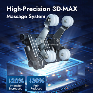 Высококачественное роскошное массажное кресло с функцией невесомости, электрическое, из искусственной кожи, портативное, для всего тела, 3D, с сенсорным экраном - Product Image 2