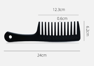 Peine <span class=keywords><strong>de</strong></span> dientes anchos y peine desenredante <span class=keywords><strong>de</strong></span> <span class=keywords><strong>pelo</strong></span> grande <span class=keywords><strong>cepillo</strong></span> <span class=keywords><strong>de</strong></span> <span class=keywords><strong>pelo</strong></span> duradero para el <span class=keywords><strong>mejor</strong></span> estilo logotipo personalizado al por mayor - Product Image 4