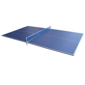 Mesa de Ping Pong Plegable Moderna de 9 pies con Superficie de Aluminio de 25 mm para Juegos en Interiores, Diseño Portátil, Modelo D0100XTK8I2 - Product Image 1