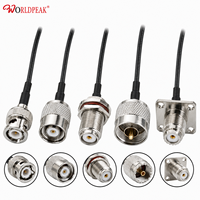 Cable Coaxial RG58 Personalizado de Fábrica con Conectores RF Múltiples SMA BNC N para Ensamblaje de Antena de Prueba de Radio GPS WiFi